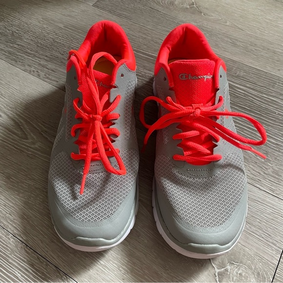 Champion Running Tennis Athletic Sneaker Shoes Lightweight Neon Coral Size 9 - Picture 2 of 7